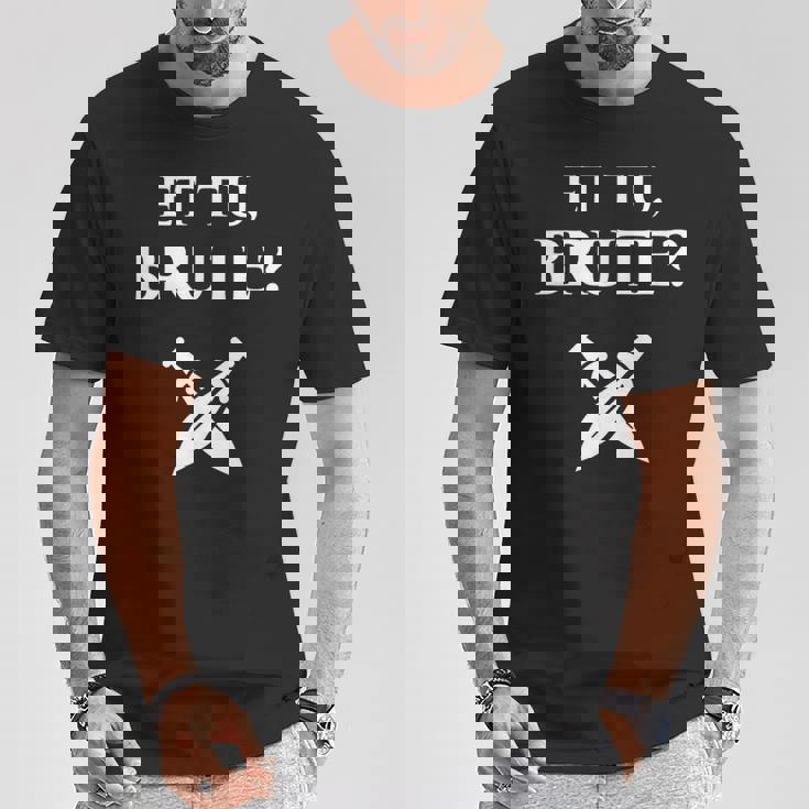 Historia De La Antigua Roma Bruta Julio César Camiseta unisex Regalos divertidos