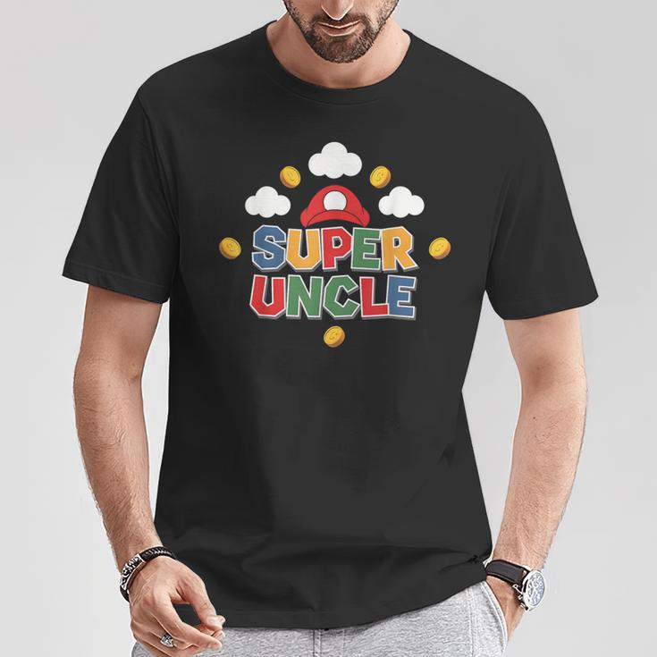 Uncle Gamer Super Uncle Gamerideo Game Uncle T-Shirt Lustige Geschenke