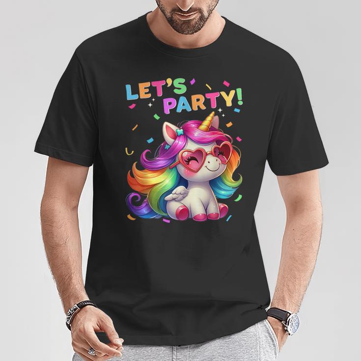 Unicorn Party Outfit Boys Girls Unicorn T-Shirt Lustige Geschenke