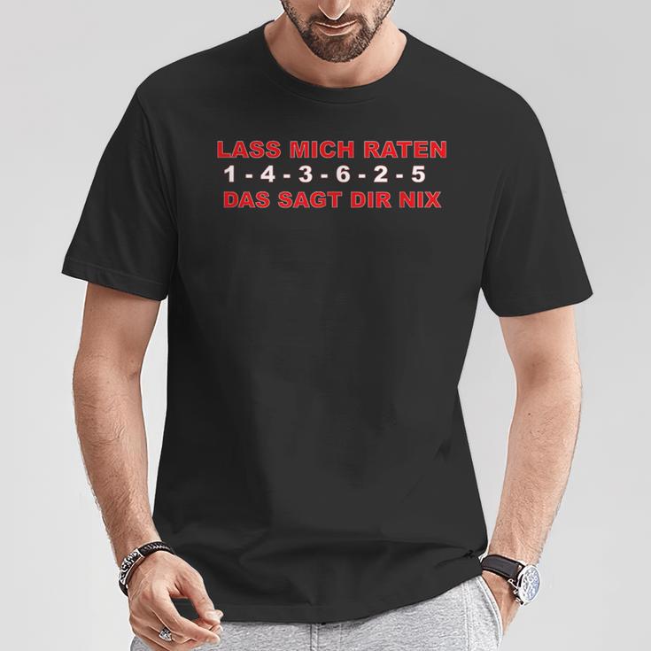 V6 Motor 6 Ignition Order Tuning6 S T-Shirt Lustige Geschenke