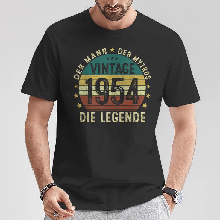 Vintage 1954 The Man Mythos The Legendary Since 1954 T-Shirt Lustige Geschenke