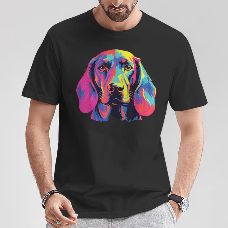 Watercolour Colourful Bavarian Mountain Sweat Dog T-Shirt Lustige Geschenke