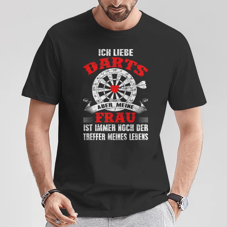 My Wife Is The Hit Of My Life Darts T-Shirt Lustige Geschenke