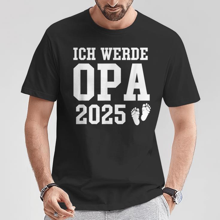 I Will Grandpa 2025 Baby Announcement Grandpa 2025 T-Shirt Lustige Geschenke