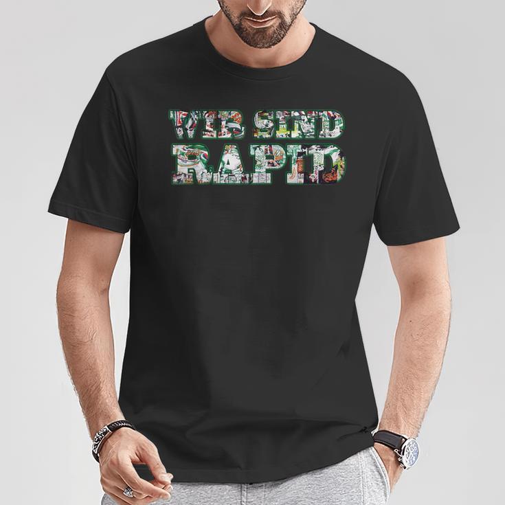 Wir Sind Rapid Football T-Shirt Lustige Geschenke