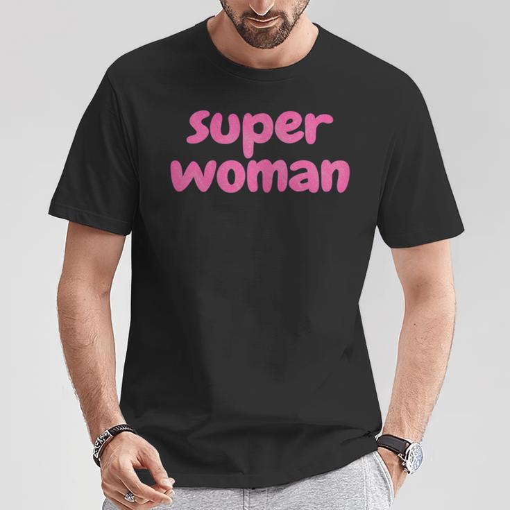 Women's Super Woman T-Shirt Lustige Geschenke