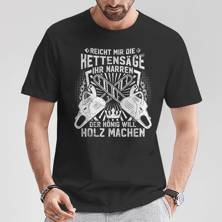 Woodcutter Forestry Chainsaw Slogan T-Shirt Lustige Geschenke