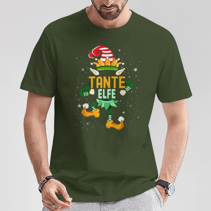 Aunt Elf Christmas Family Outfit Christmas Elf T-Shirt Lustige Geschenke