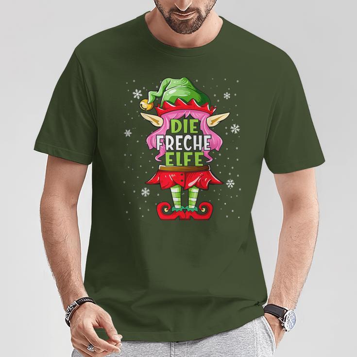 Cheeky Elf Outfit Christmas Family Christmas T-Shirt Lustige Geschenke