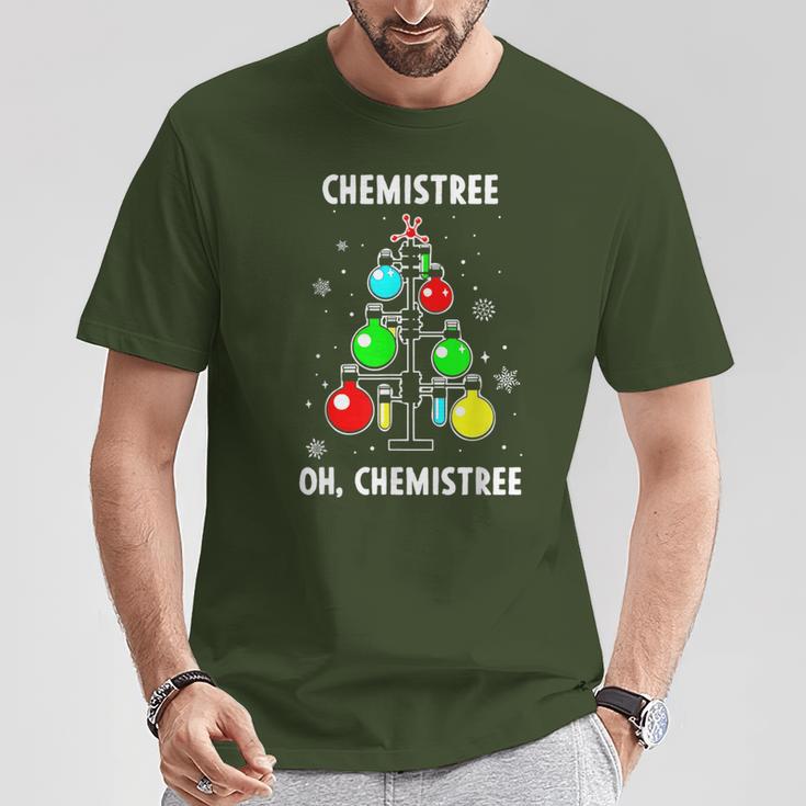 Chemistree Oh Chemistree Science Christmas Chemistry T-Shirt Lustige Geschenke