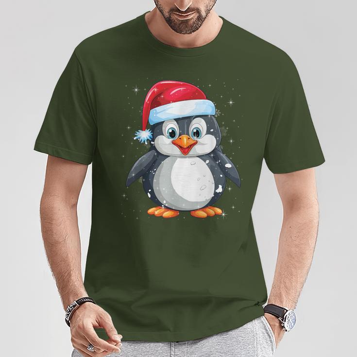 Children's Christmas Cute Penguin Christmas Xmas T-Shirt Lustige Geschenke