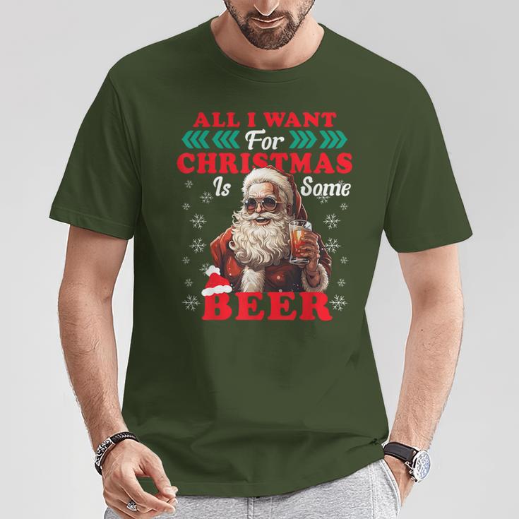 Christmas Beer Christmas Tree T-Shirt Lustige Geschenke