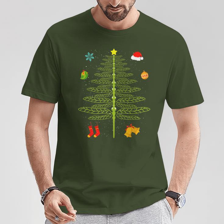 Christmas Dragonfly Christmas Tree Dragonfly Christmas T-Shirt Lustige Geschenke