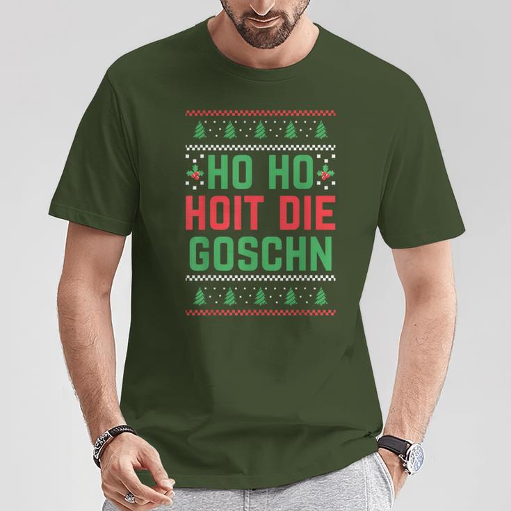 Christmas Party Santa Ho Ho Hoit Die Goschn T-Shirt Lustige Geschenke