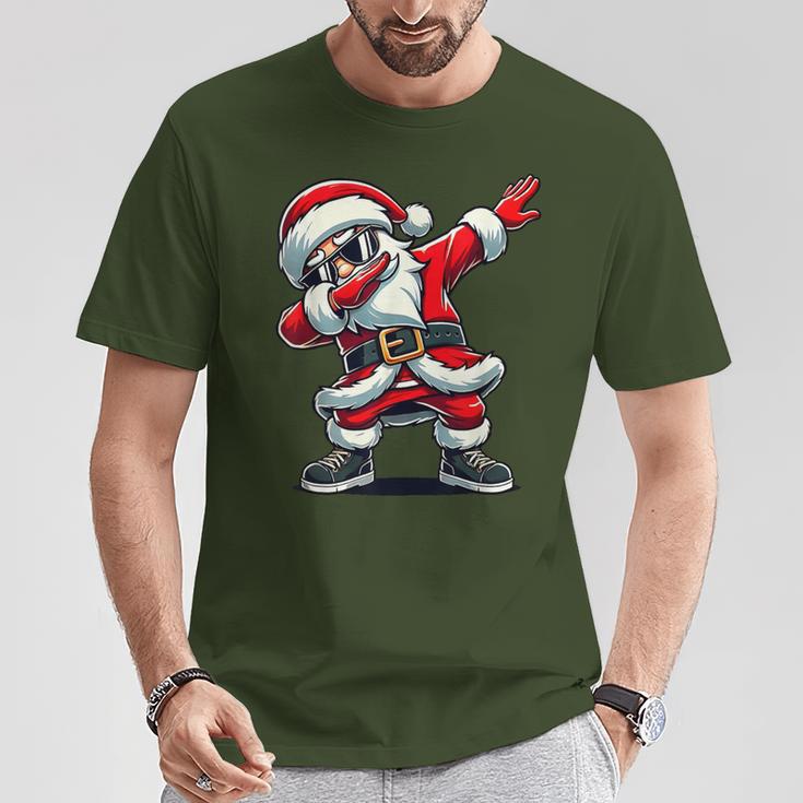 Dabbing Santa Claus Christmas Boys T-Shirt Lustige Geschenke