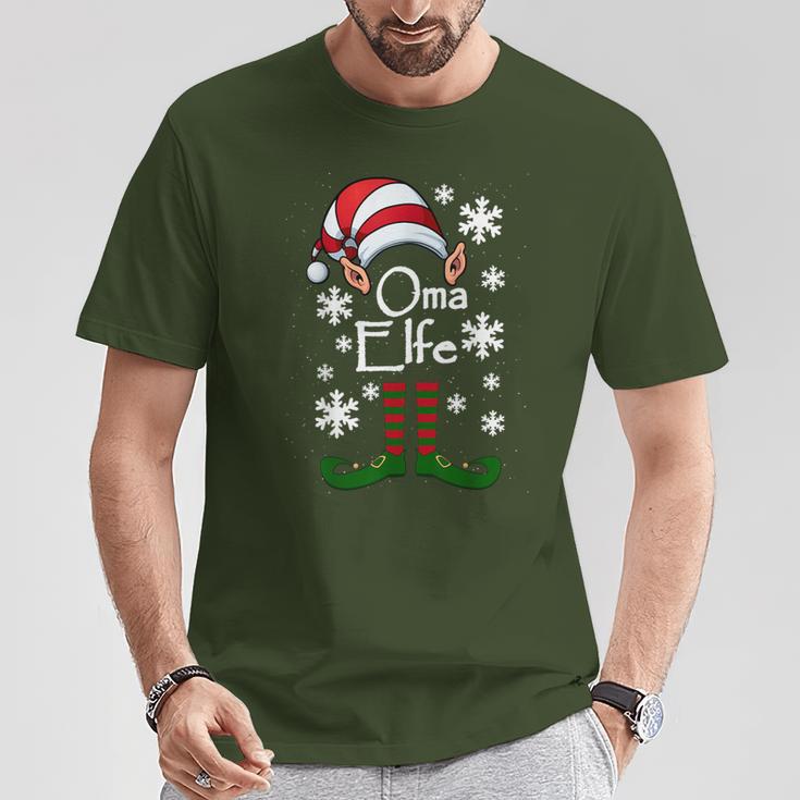 Elf Grandma Grandmother Elf Christmas Ugly Christmas T-Shirt Lustige Geschenke