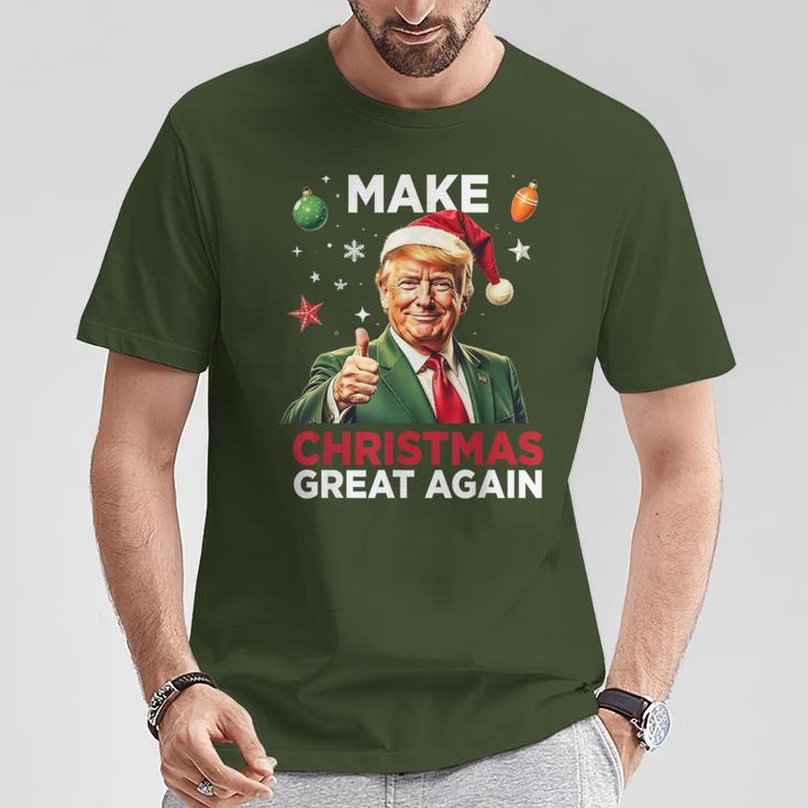 Christmas Pyjamas Make Christmas Great Again T-Shirt Lustige Geschenke