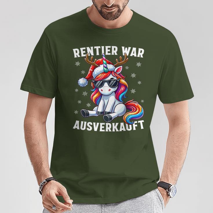 Reindeer Was Out Sold Reindeer Christmas T-Shirt Lustige Geschenke