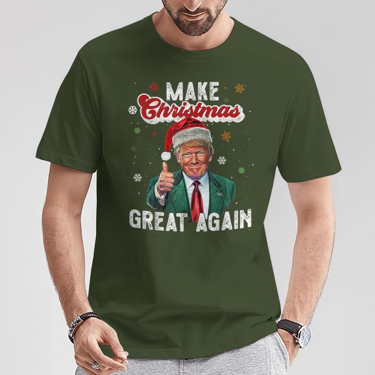 Trump Make Christmas Again Ugly Christmas Sweater T-Shirt Lustige Geschenke