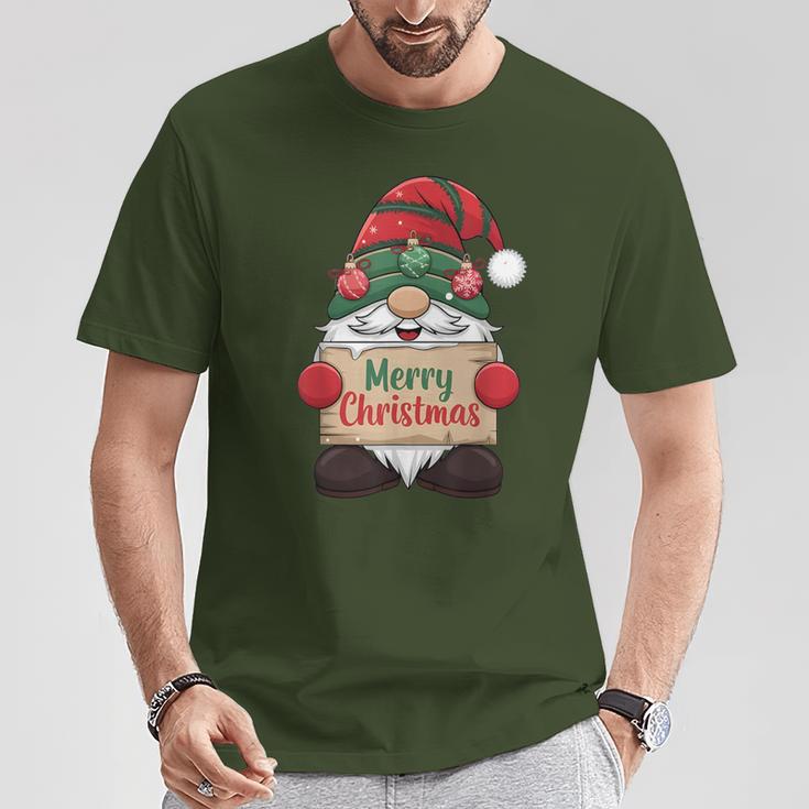 Gnome Christmas Santa Claus Costume Merry Christmas Gnome T-Shirt Lustige Geschenke