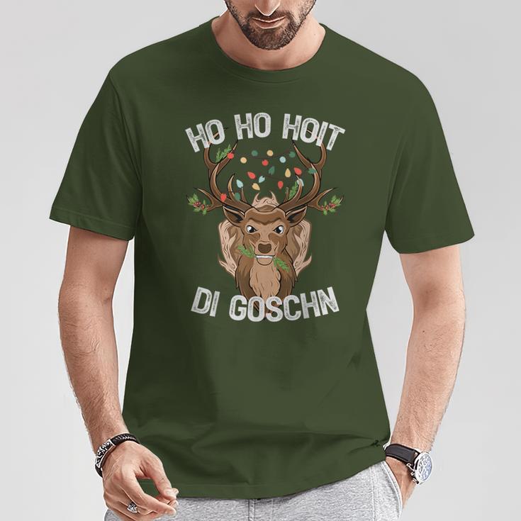 Ho Ho Hoit Di Goschn Weihnachten Ugly Christmas T-Shirt Lustige Geschenke