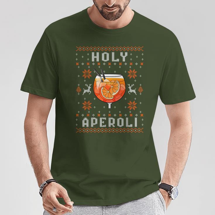 Holy Aperoli X Merry Spritzmas Spritz & Christmas T-Shirt Lustige Geschenke