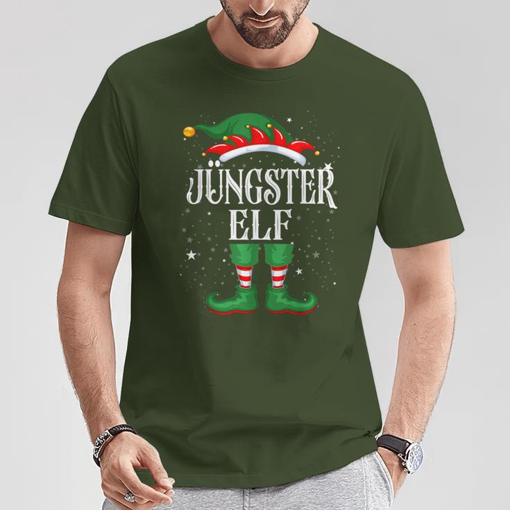 Jüngster Elf Outfit Christmas Family Elf Christmas T-Shirt Lustige Geschenke