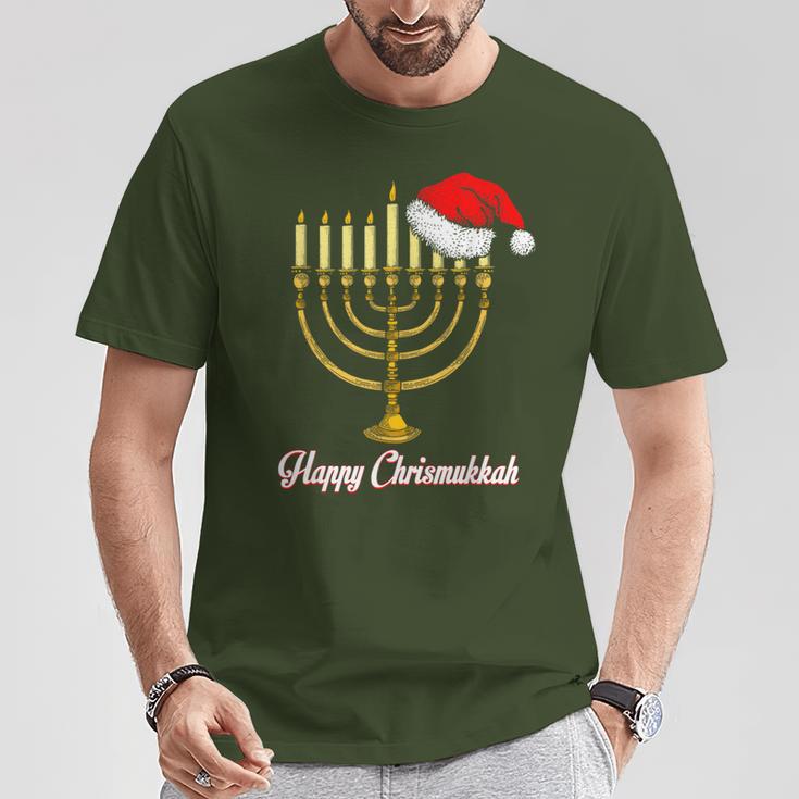 Merry Christmas Jewish Christmas Hanukkah Holiday T-Shirt Lustige Geschenke