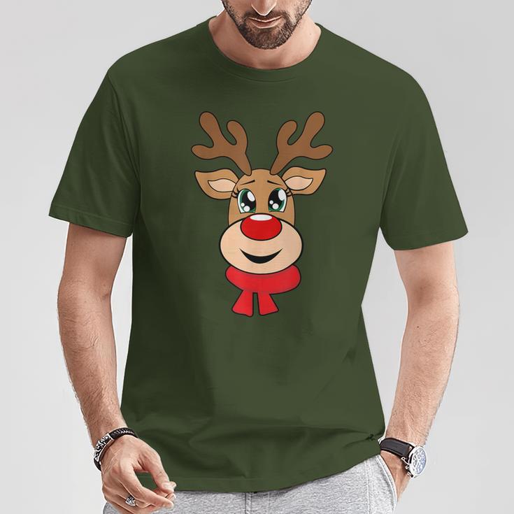 Reindeer Christmas Jumper Christmas Jumper Women's T-Shirt Lustige Geschenke