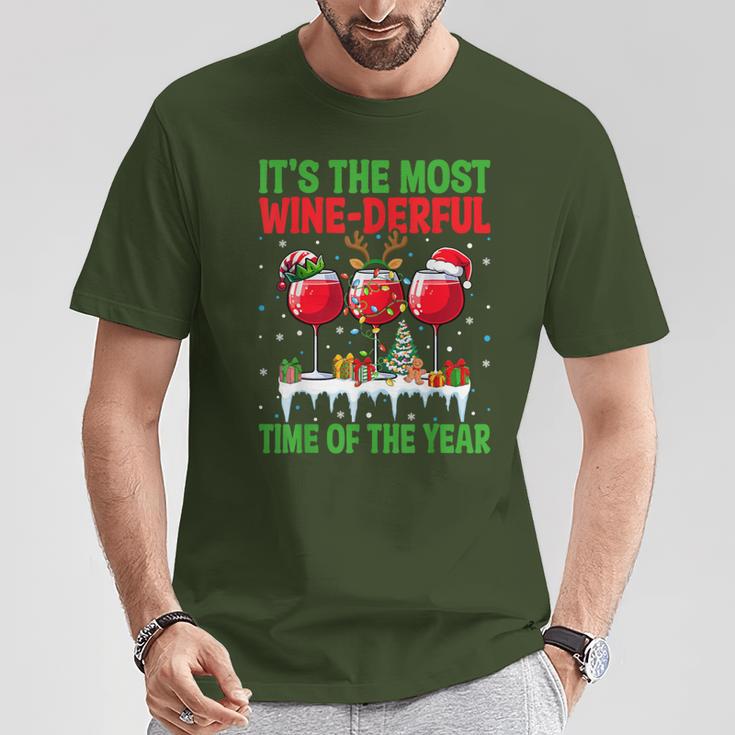 The Most Wine Derful Time Of The Year Christmas Women's T-Shirt Lustige Geschenke