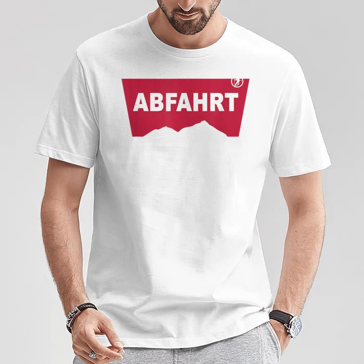 Abfahrt Lustiges Party Und Après-Ski T-Shirt Lustige Geschenke