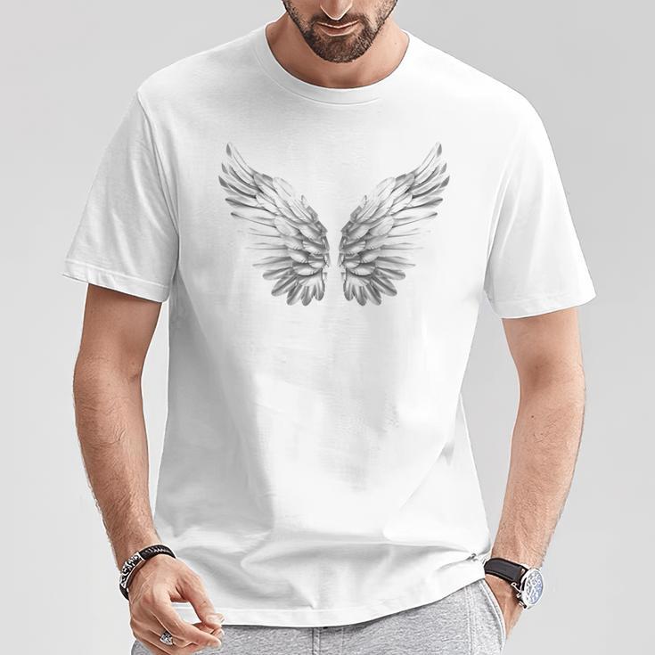 Angel Wings Angel Wings Angel Wings Angelwings Angel T-Shirt Lustige Geschenke