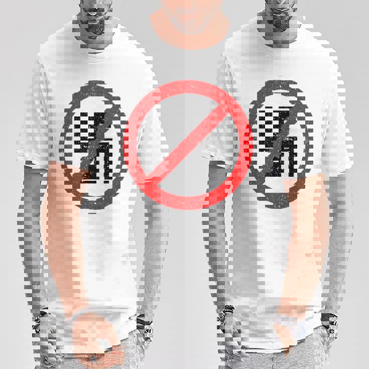 Anti-Nazi Anti-Facist Anti-Dictators Anti-Evil T-Shirt Unique Gifts