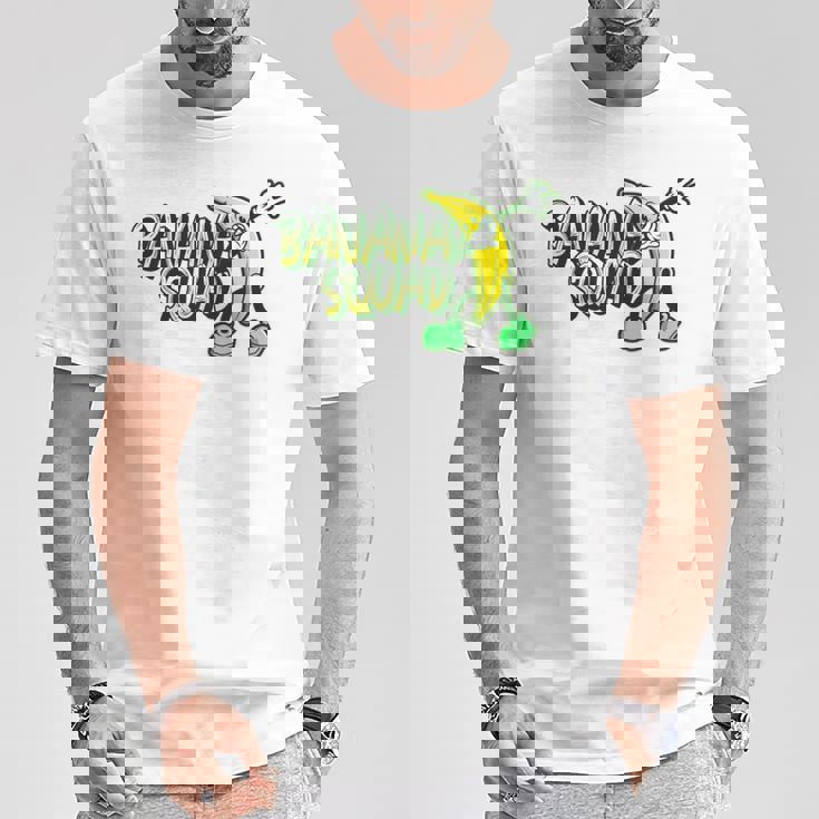 Banana Squad Lustiges Abtupfen Banana Food & Dab T-Shirt Lustige Geschenke