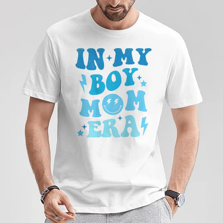 In My Boy Mom Era On Back T-Shirt Lustige Geschenke