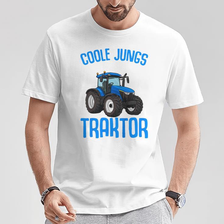 Children's Cool Boys Driving Tractor Tractor Boy T-Shirt Lustige Geschenke