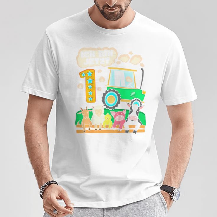 Children's First Birthday 1 Year Boy Tractor One Year T-Shirt Lustige Geschenke