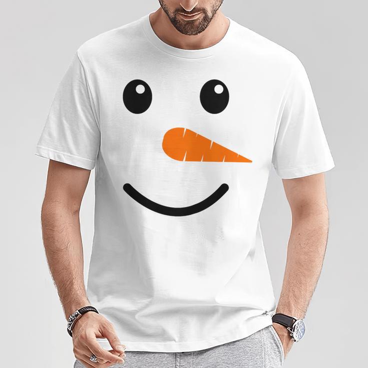 Children's Snowman Costume Children's Snowman Face T-Shirt Lustige Geschenke