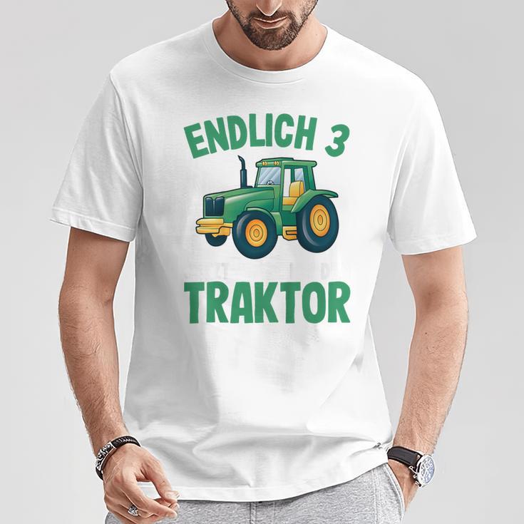 Children's Tractor Boys 3 Years 3Rd Birthday Boys Tractor T-Shirt Lustige Geschenke