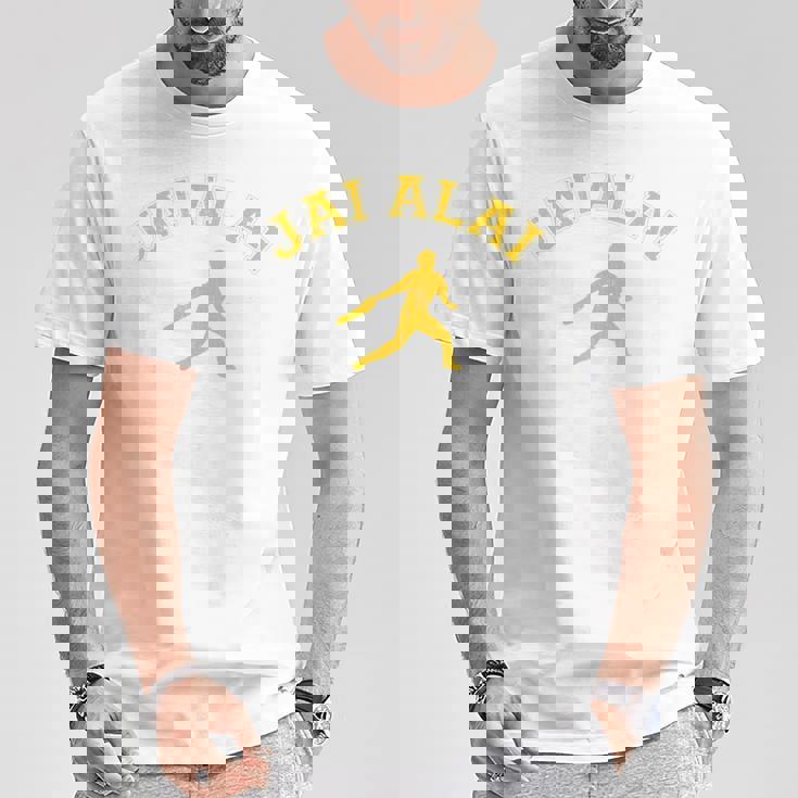Clásico Estilo Universitario Jai Alai Sport Camiseta unisex Regalos divertidos