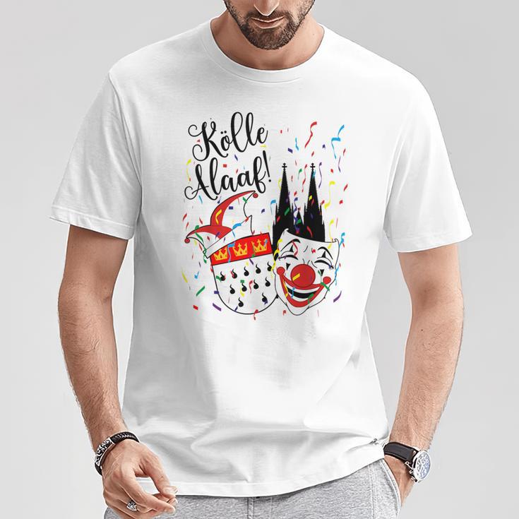 Cologne Cathedral Alaaf Confetti Carnival Parade T-Shirt Lustige Geschenke