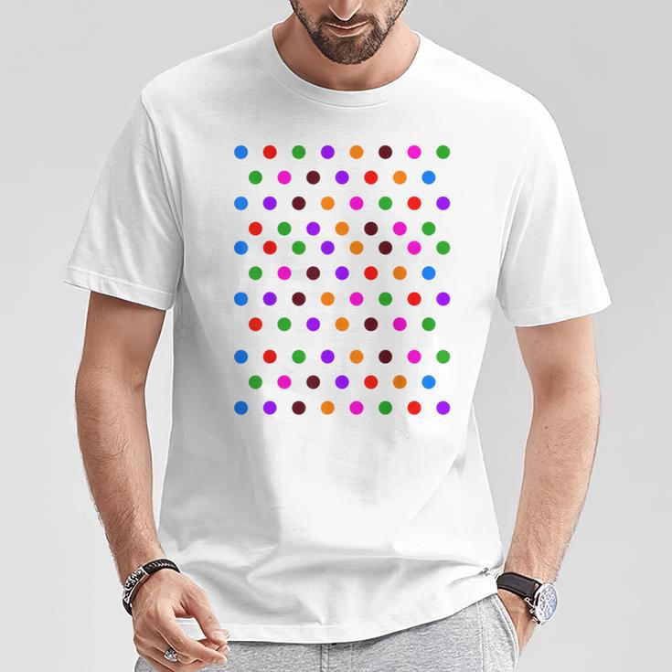 Colourful With Polka Dots S T-Shirt Lustige Geschenke