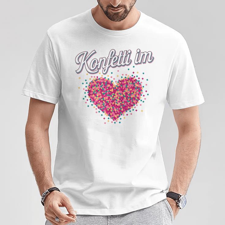 Confetti In The Heart Fancy Dress Carnival Confetti Costume T-Shirt Lustige Geschenke