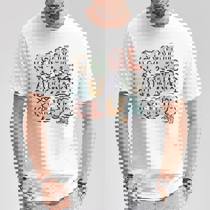 Cool Aunts Clubintage Floral Colorido Cool Aunts Club Aunt Camiseta unisex Regalos divertidos