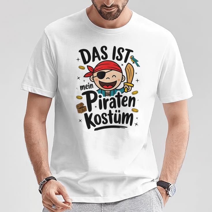 Das Ist Mein Piraten Kostü Das Ist Mein Blue T-Shirt Lustige Geschenke