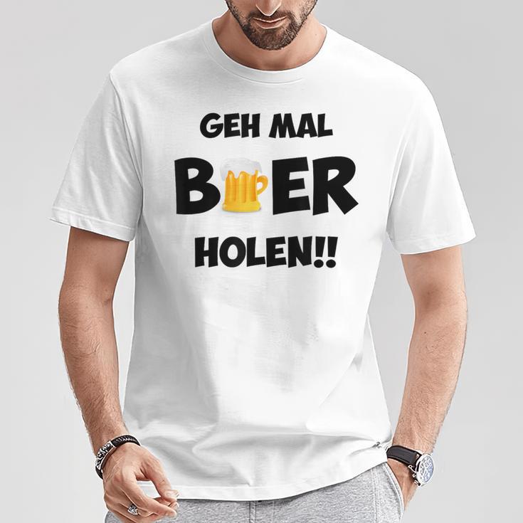 Go Get Some Beer Gmbh T-Shirt Lustige Geschenke