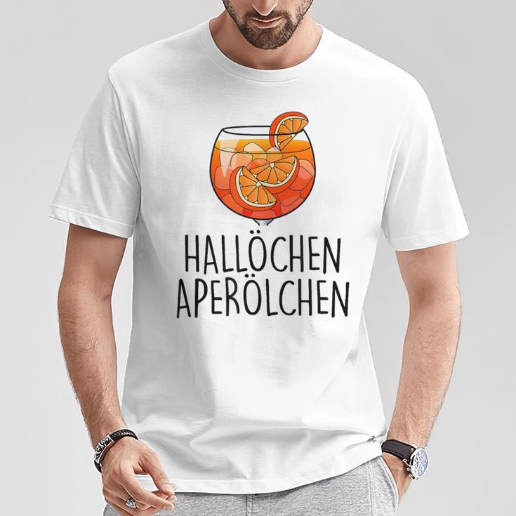 Hallöchen Aperölchen X New Delicious Aperoli Feeling Spritzy T-Shirt Lustige Geschenke