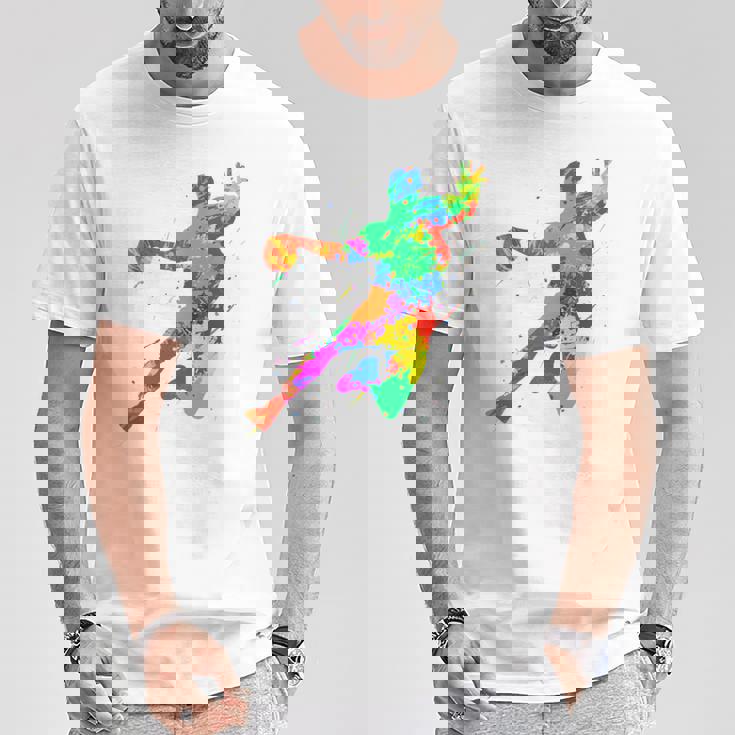 Handball Player s For And Handball Fans T-Shirt Lustige Geschenke