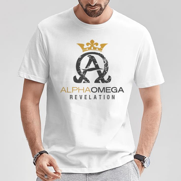 Jesus Christ Alpha And Omega Book Revelation T-Shirt Lustige Geschenke