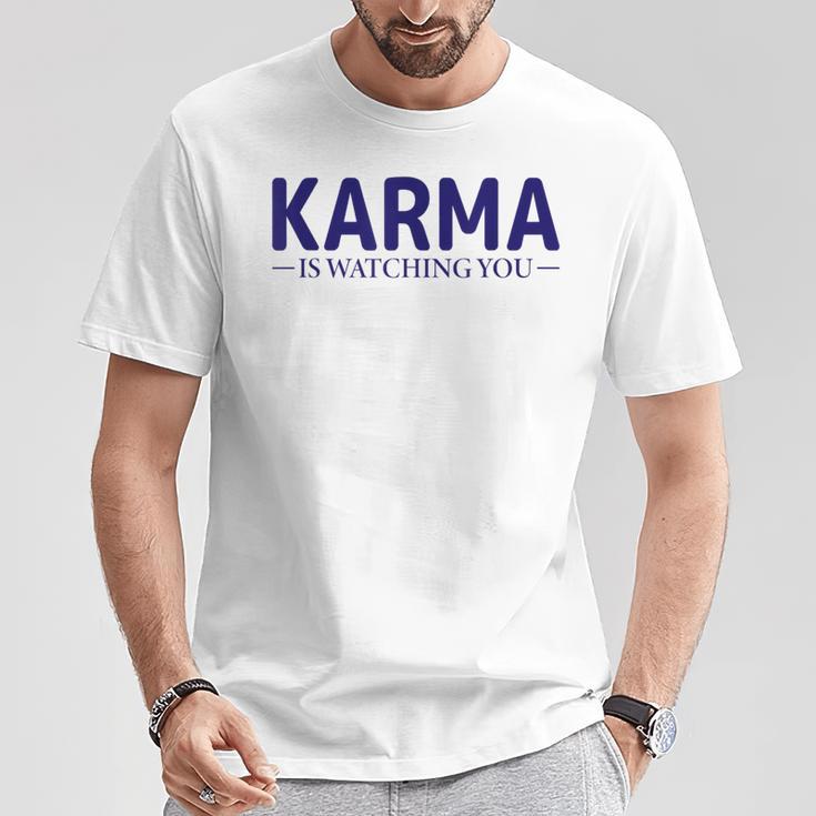 Karma Nur Gutes Karma T-Shirt Lustige Geschenke